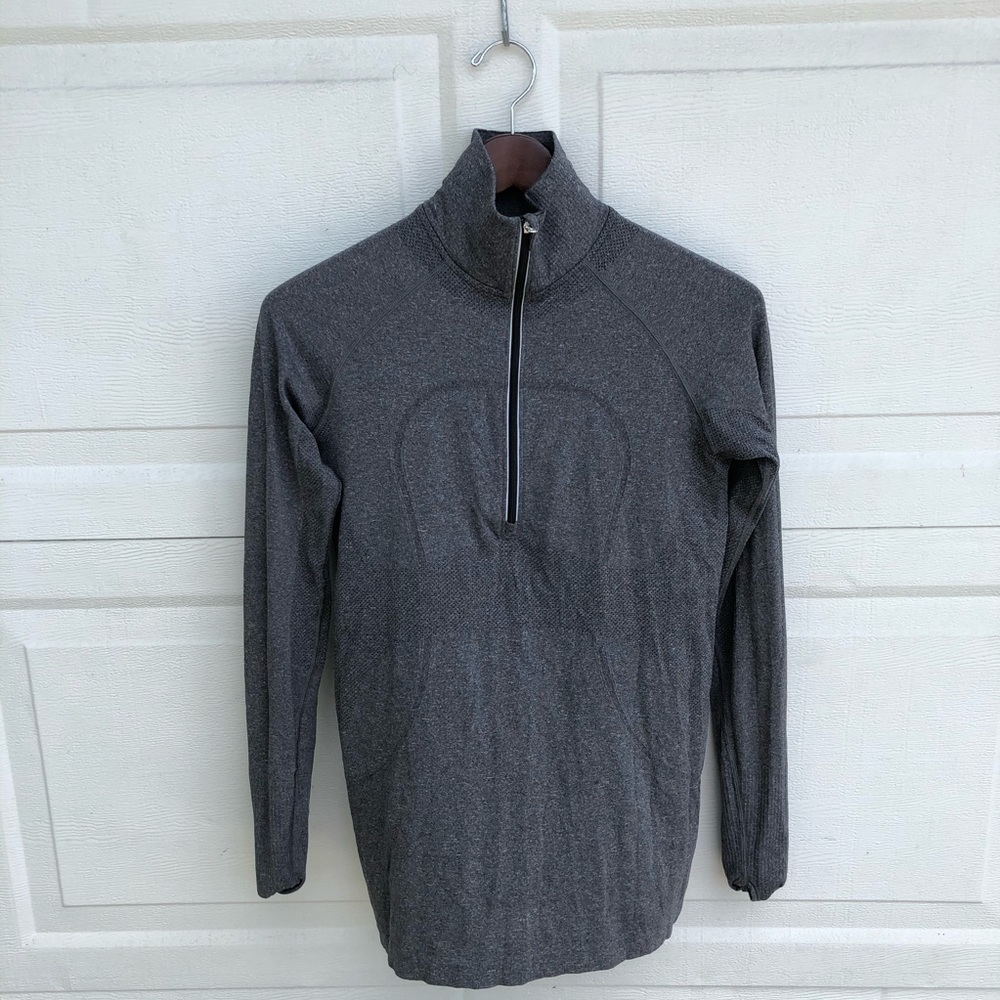 Lululemon Athletica Gray Swiftly long sleeve top size 8